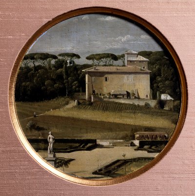 Le Casino Raphael in Rome by Jean Auguste Dominique Ingres