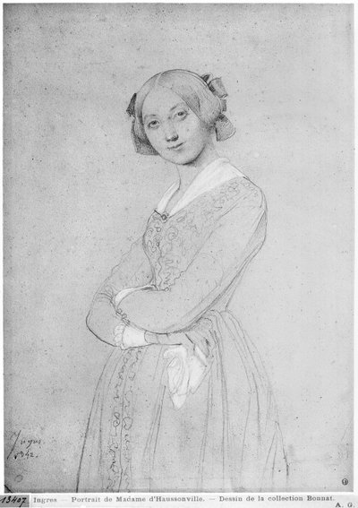 Louise de Broglie, Countess of Haussonville, 1842 by Jean Auguste Dominique Ingres