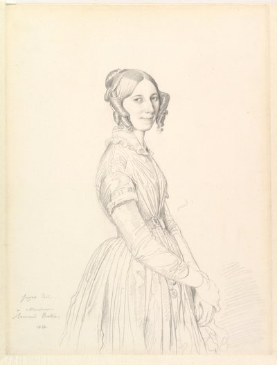 Madame Armand Bertin, née Marie-Anne-Cécile Dollfuss by Jean Auguste Dominique Ingres