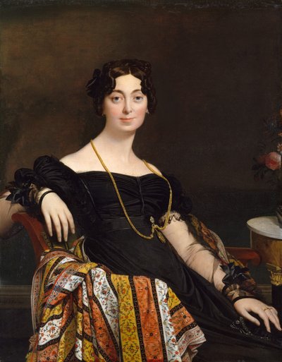 Madame Jacques-Louis Leblanc Françoise Poncelle by Jean Auguste Dominique Ingres