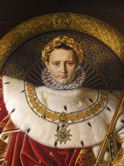 Napoleon I on the Imperial Throne by Jean Auguste Dominique Ingres