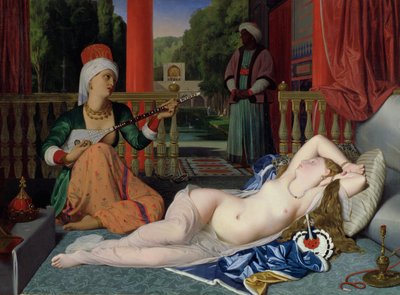 Odalisque with Slave by Jean Auguste Dominique Ingres
