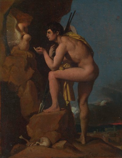 Oedipus and the Sphinx, c. 1826 by Jean Auguste Dominique Ingres