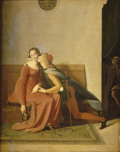 Paolo and Francesca by Jean Auguste Dominique Ingres