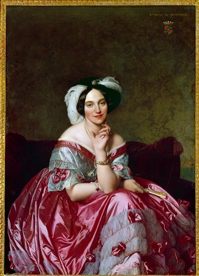 Portrait of Baroness Betty de Rothschild by Jean Auguste Dominique Ingres