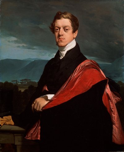 Portrait of Count Nikolay D. Guriev by Jean Auguste Dominique Ingres