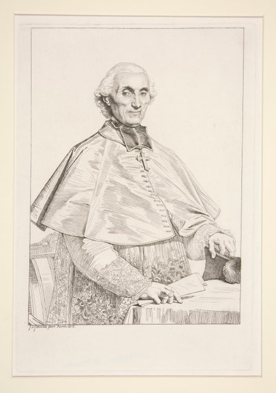 Portrait of Gabriel Courtois de Pressigny by Jean Auguste Dominique Ingres