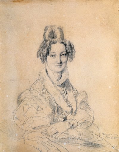 Portrait of Madame Hittorff by Jean Auguste Dominique Ingres