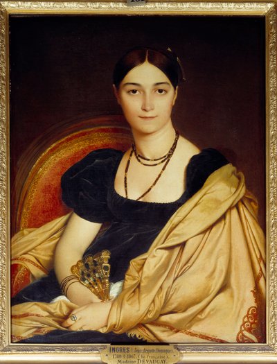 Portrait of Madame de Vaucay (or Devaucay) nee of Nittis by Jean Auguste Dominique Ingres