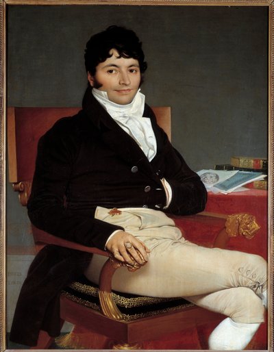 Portrait of Philibert Riviere by Jean Auguste Dominique Ingres