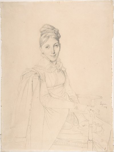 Portrait of a Seated Lady by Jean Auguste Dominique Ingres