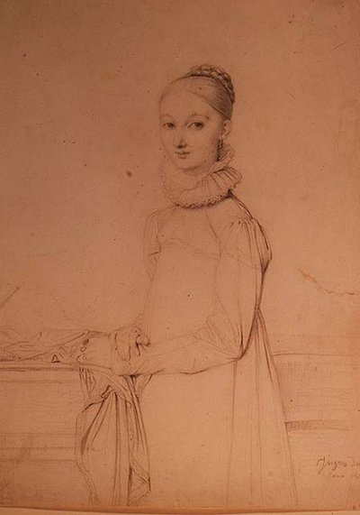 Portrait of a Young Girl by Jean Auguste Dominique Ingres