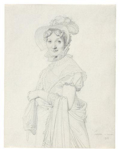 Portrait of a Young Woman by Jean Auguste Dominique Ingres