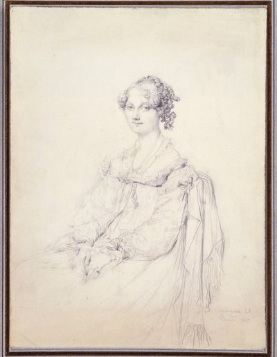 Portrait of the Hon. Mrs. Fleetwood Pellew by Jean Auguste Dominique Ingres