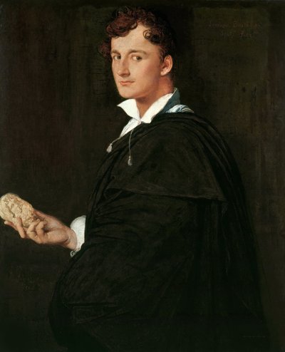 Portrait of the Sculptor Lorenzo Bartolini by Jean Auguste Dominique Ingres