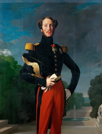 Prince Ferdinand Philippe, Duke of Orléans 1810-1842 by Jean Auguste Dominique Ingres