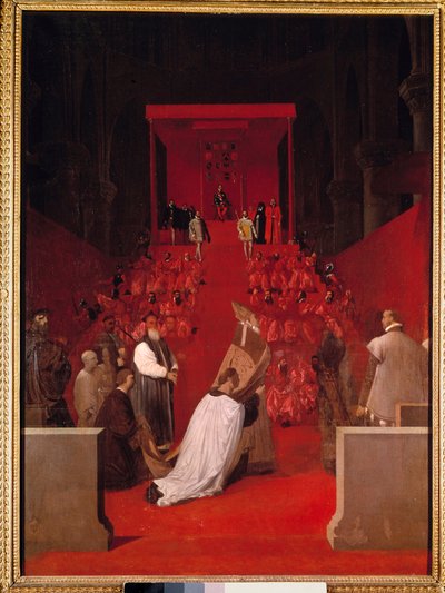 The Duke of Alba Has the Church of St. Gudule of Brussels Ferdinand Alvare of Toledo by Jean Auguste Dominique Ingres