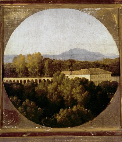 The Orangerie of Villa Borghese in Rome by Jean Auguste Dominique Ingres