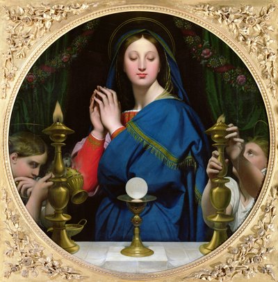 The Virgin of the Host by Jean Auguste Dominique Ingres