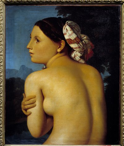The bather by Jean Auguste Dominique Ingres