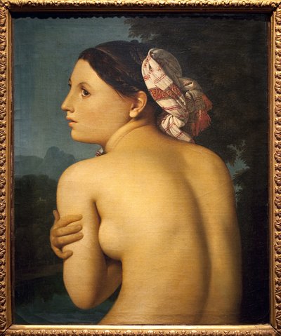 The bather by Jean Auguste Dominique Ingres
