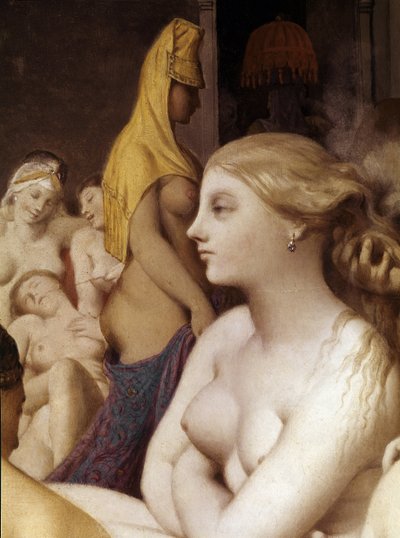 The Turkish Bath (detail) by Jean Auguste Dominique Ingres