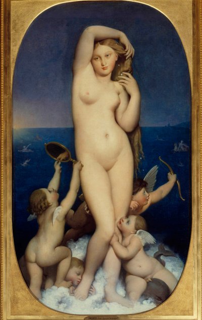 Venus Anadyomene by Jean Auguste Dominique Ingres