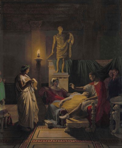 Virgil Reading from the Aeneid by Jean Auguste Dominique Ingres