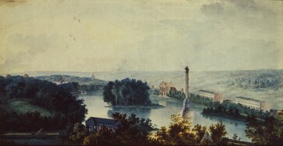 Tsarskoye Selo, The Chesme Column, 1780s by Jean Balthazard de la Traverse