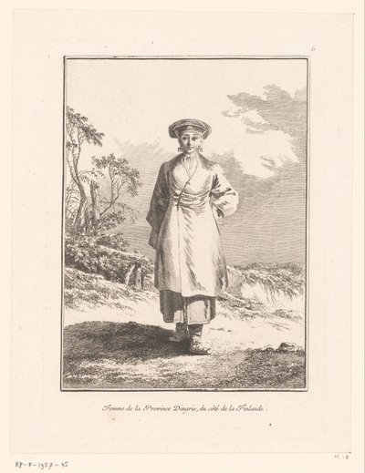 Young Woman from Ingermanland by Jean Baptist Leprince