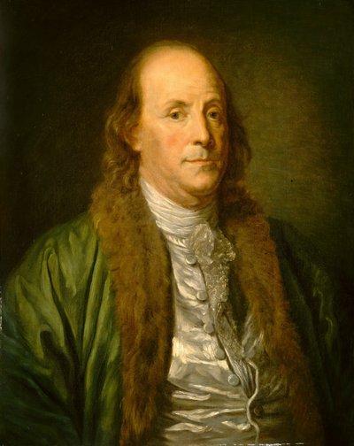 Benjamin Franklin by Jean Baptiste (after) Greuze