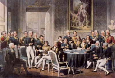 Congress of Vienna 1814 by Jean Baptiste (after) Isabey