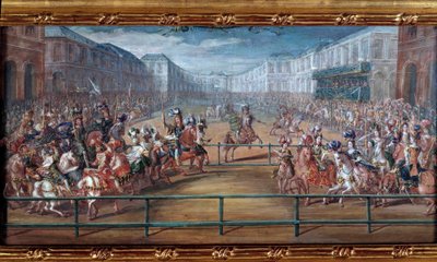 The Pompous Carousel of the Gallant Amazons of the Four Parts of the World by Jean Baptiste (attr. to) Martin