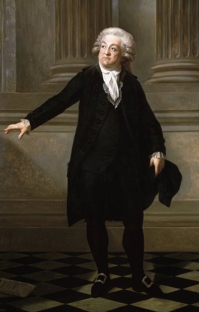 Portrait of Honore Gabriel Riqueti, Count of Mirabeau by Jean Baptiste Adolphe Gibert