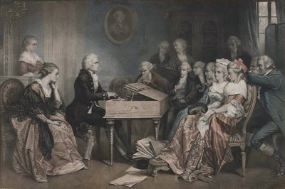 Mozart in Vienna by Jean Baptiste Alfred Cornilliet