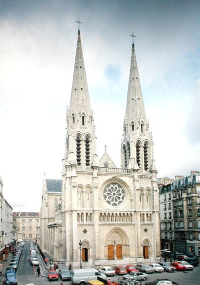 View of the Facade, Built 1854-59 by Jean Baptiste Antoine Lassus