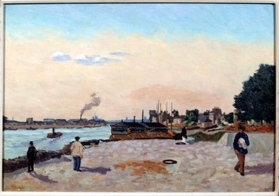Bercy dock around 1874 by Jean Baptiste Armand Guillaumin