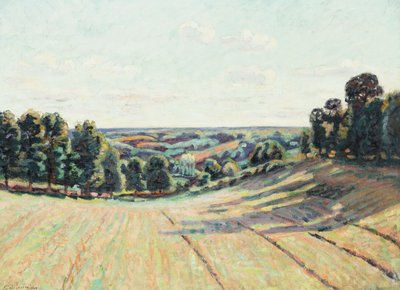 Hilly Landscape in La Creuse by Jean Baptiste Armand Guillaumin