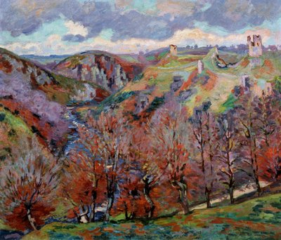 Landscape with Ruins by Jean Baptiste Armand Guillaumin