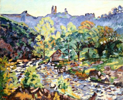 Ruins of the Chateau, Crozant, c.1905 by Jean Baptiste Armand Guillaumin