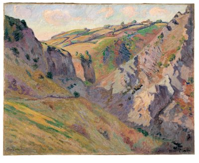 The Caverns of Prunal near Pontgibaud by Jean Baptiste Armand Guillaumin