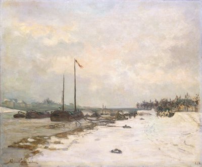 The Quay of the Seine in the Environs of Paris by Jean Baptiste Armand Guillaumin