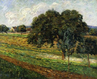 Trees and Flowers, Damiette Countryside by Jean Baptiste Armand Guillaumin