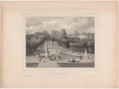 Fountain at the Château de Saint-Cloud (Grand Views near Paris) by Jean Baptiste Arnout
