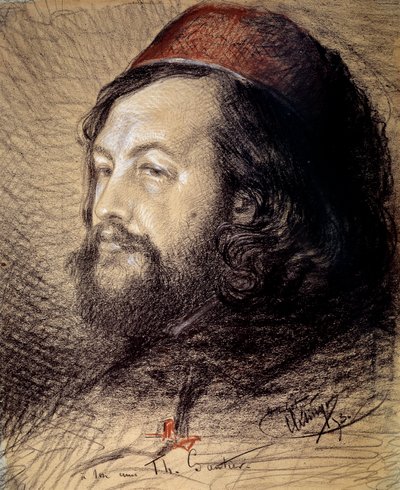 Portrait of Theophile Gautier (1811-1872) by Jean Baptiste Auguste Clesinger