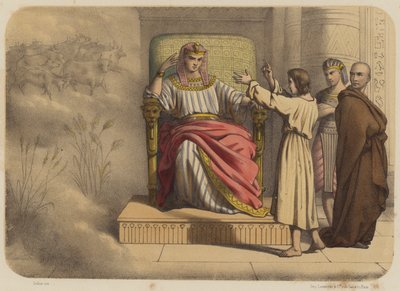 Joseph before Pharaoh by Jean Baptiste Auguste Leloir