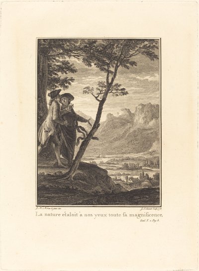 Nature Displayed All Its Magnificence to Our Eyes by Jean Baptiste Blaise Simonet after Jean Michel Moreau