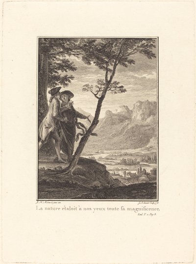 Nature Displayed All Its Magnificence to Our Eyes by Jean Baptiste Blaise Simonet after Jean Michel Moreau