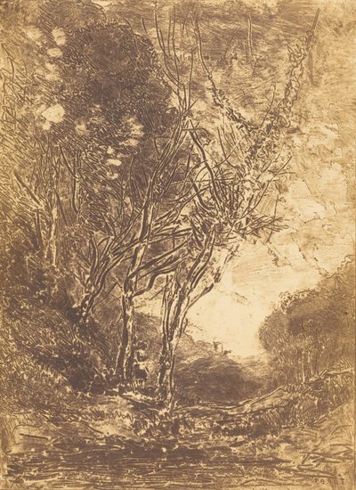 Ambush by Jean Baptiste Camille Corot