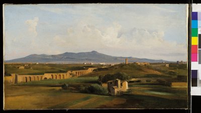 Aqueduct in the Roman Countryside by Jean Baptiste Camille Corot